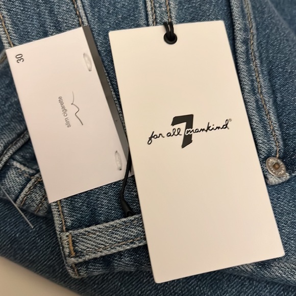 7 For All Mankind NEW with tags, LUXE Vintage roxanne ankle slim cigarette - Picture 4 of 5